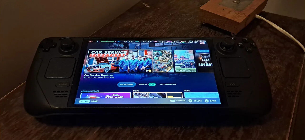 Steam Deck OLED.
