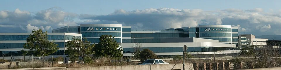 Marvell Technology's Santa Clara, California headquarters, where the custom-silicon programs for Google and Meta are designed. (Wikipedia)